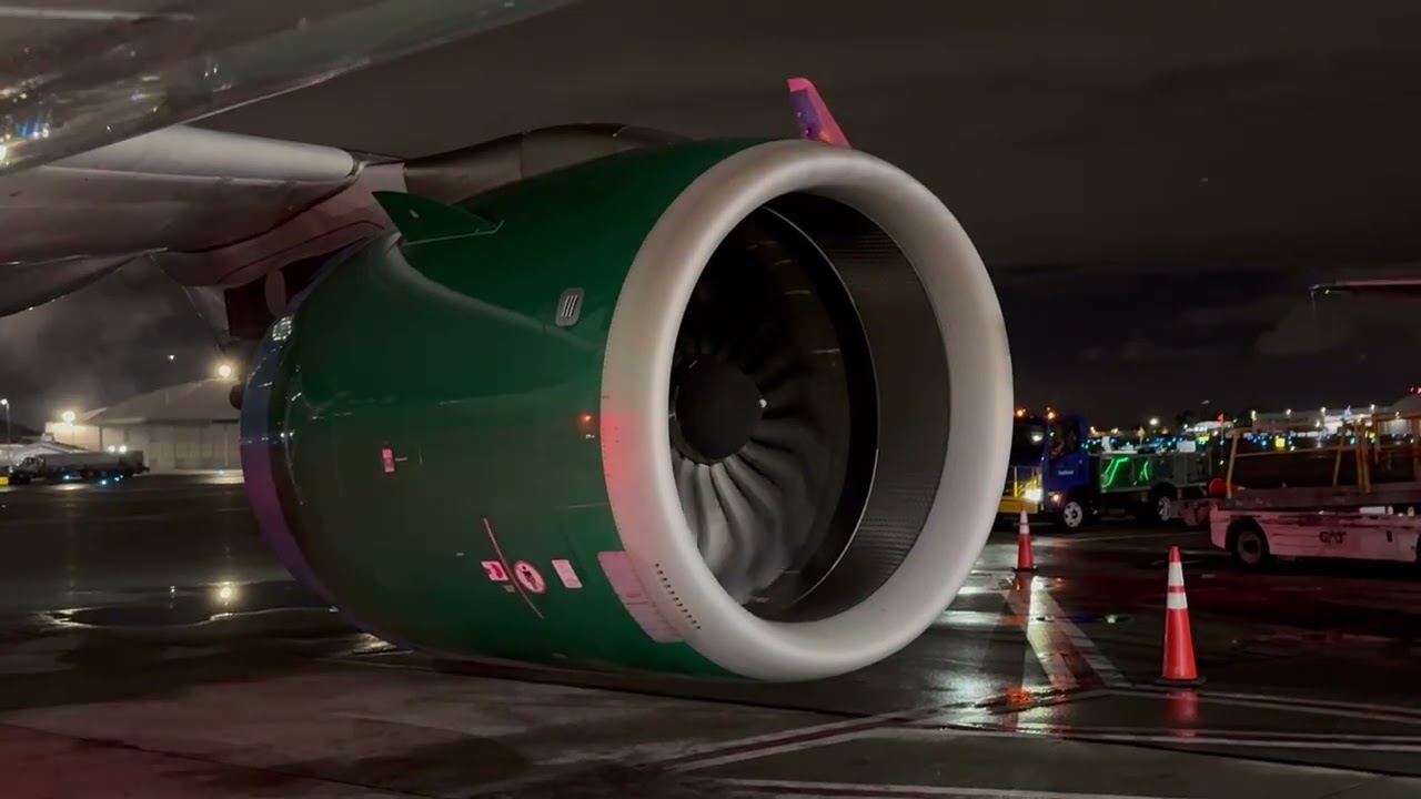 Airstart on A320NEO plane