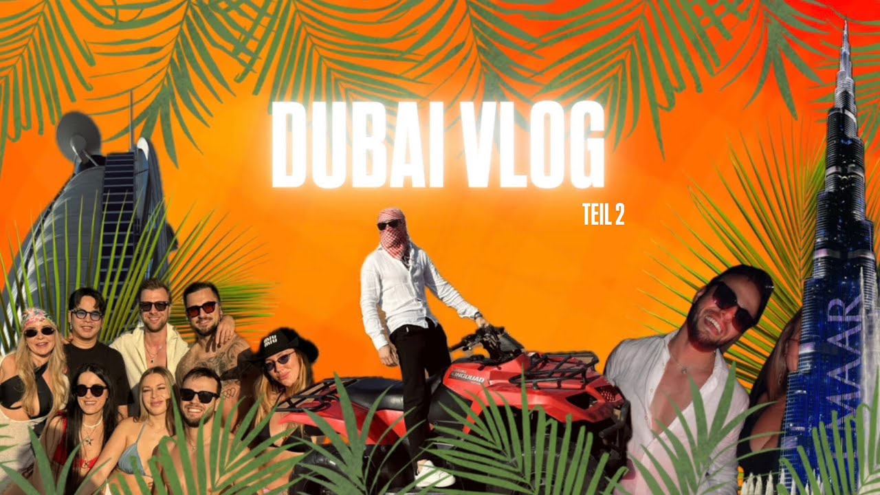 CRAZY DUBAI VLOG | TEIL 2 🍹🏝️ MAJA EVENT X ​⁠ @technoandchill  X @Boatriders