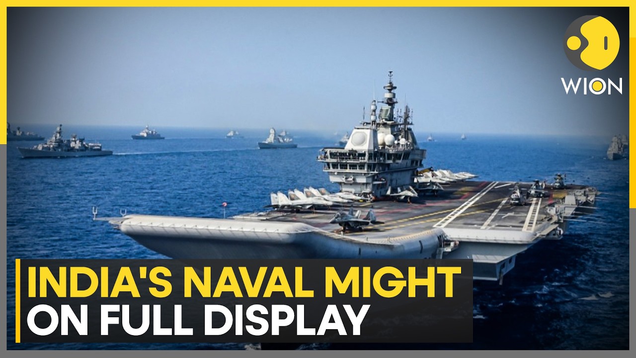 President Murmu Reviews Anchored Columns of 72 Frontline Ships | WION