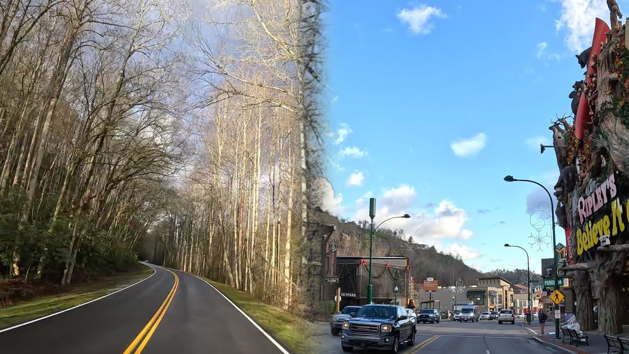 Driving from Cherokee to Gatlinburg on 441 - Newfound Gap Road