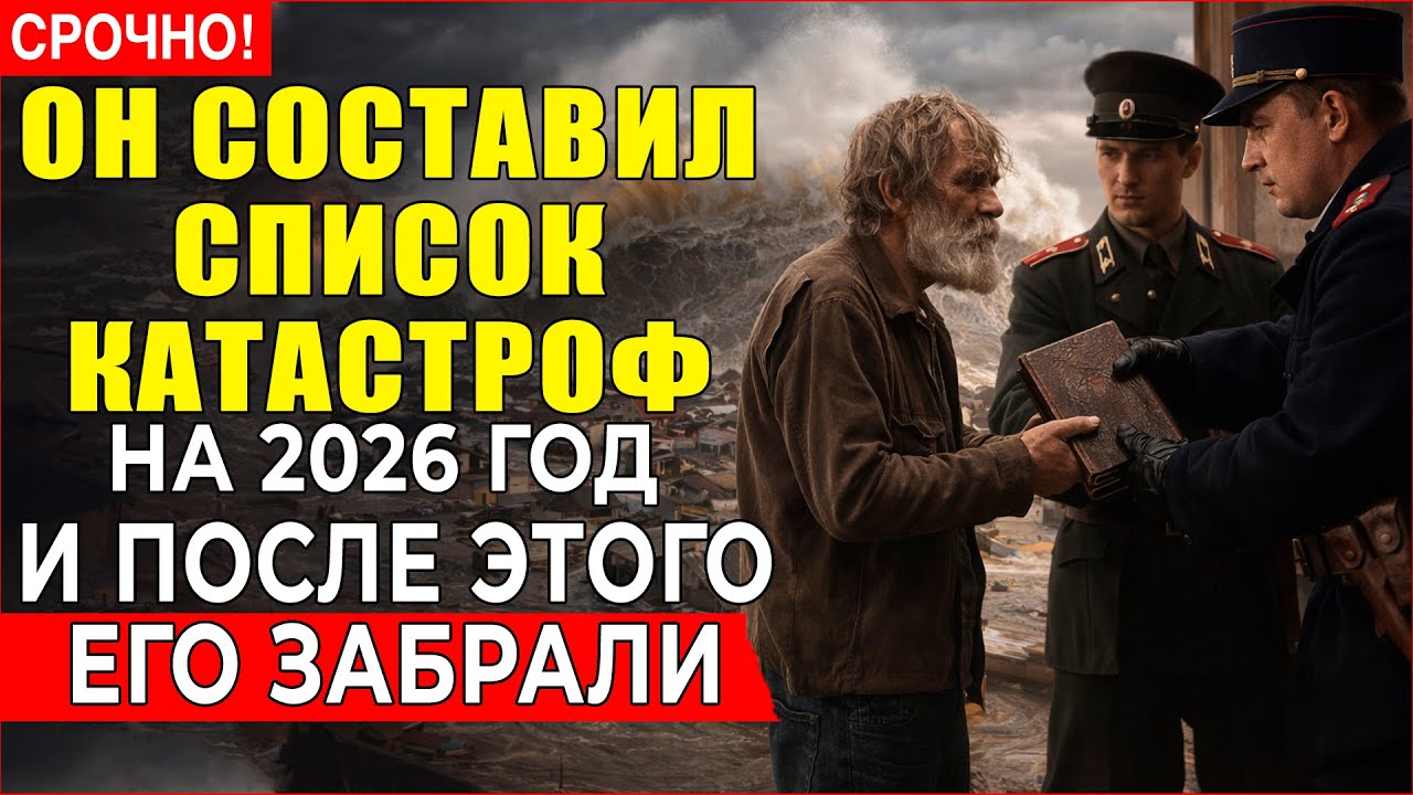 Дневник провидца из СССР Льва ОБРЫВАЕТСЯ на 2027 году — он успел СОСТАВИТЬ СПИСОК катастроф НА 2026!