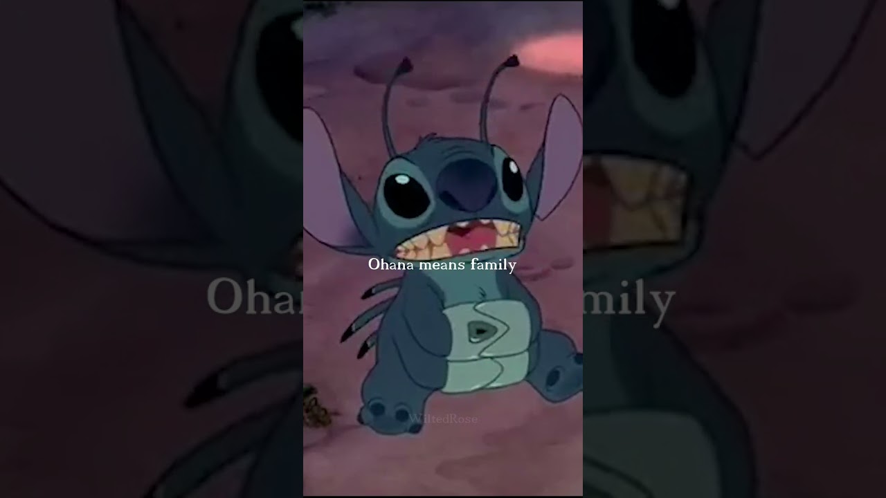 Stitch once said: #stitch #liloandstitch #quote #motivation #motivational #motivationalquotes #ohana