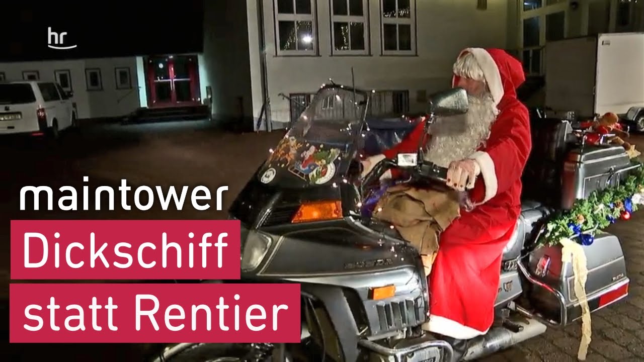 Weihnachtsmann auf Goldwing | maintower