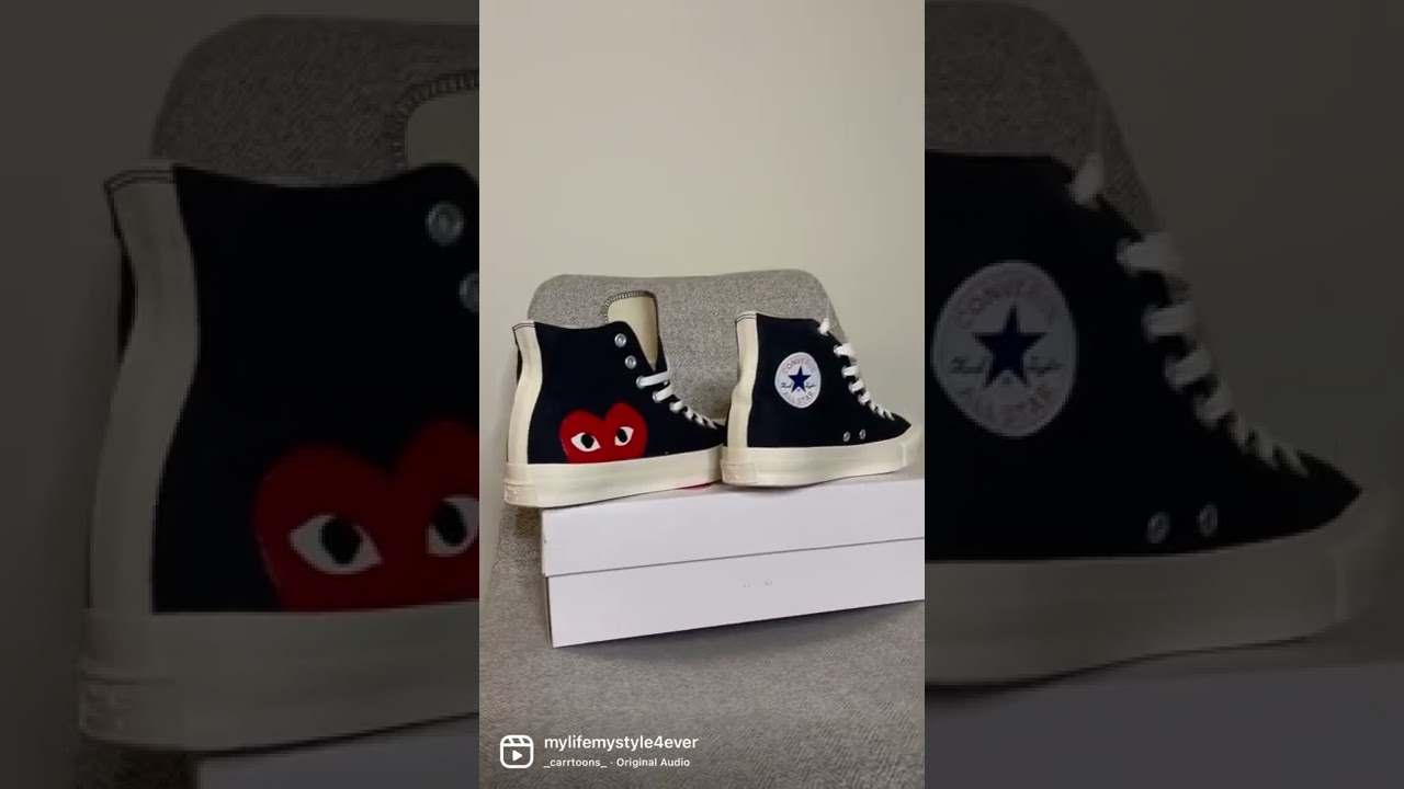 Sneaker Unboxing: Converse x Play Comme does Gar&ccedil;ons All Stars