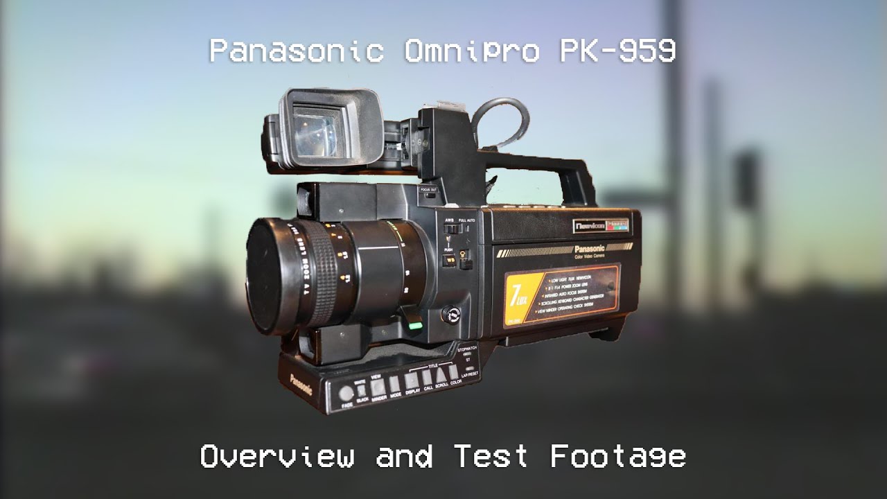 Retro Camera Review: Panasonic Omnipro PK-959 Newvicon Video Camera (1985)