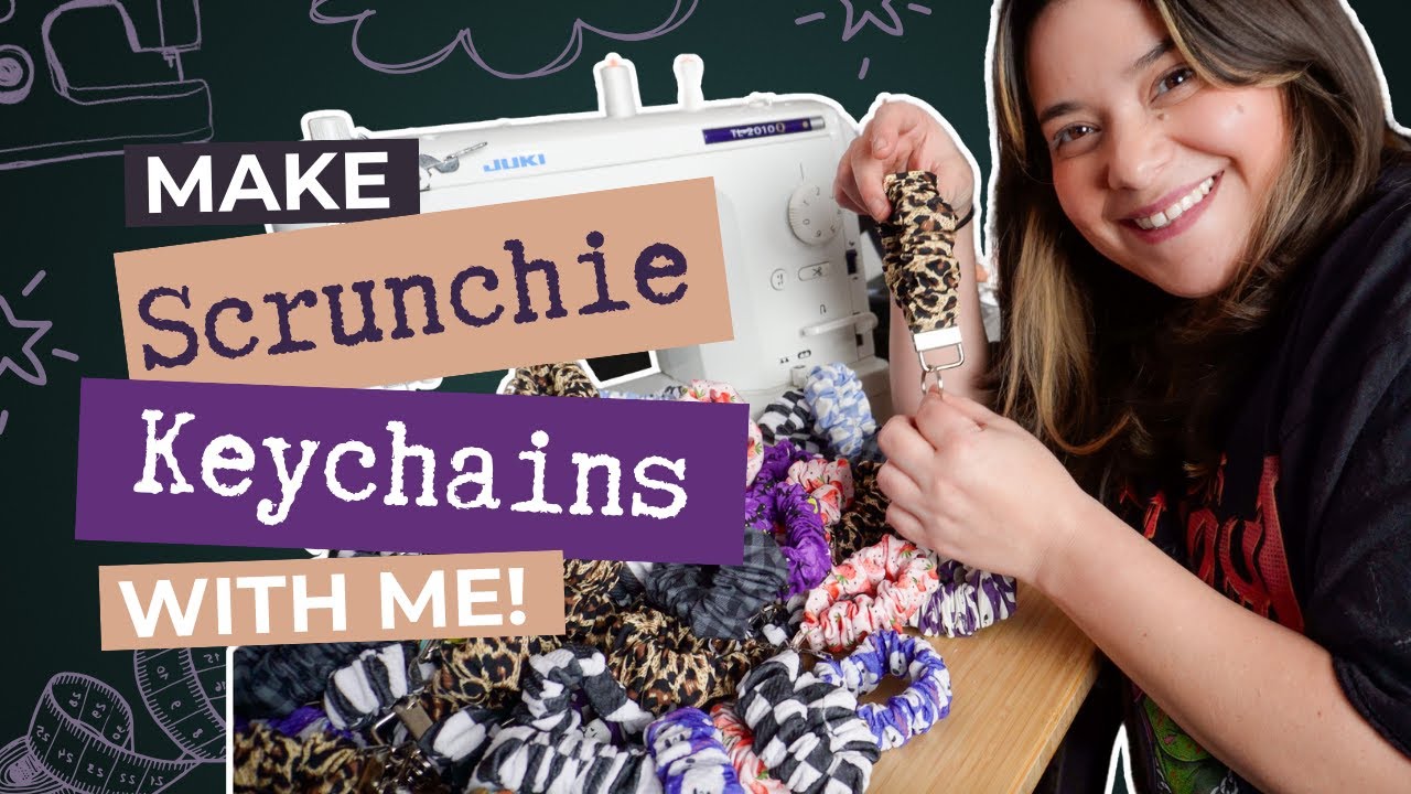 Work With Me: Sewing Scrunchies Keychains For My Successful Handmade Business / Work Motivation Vlog