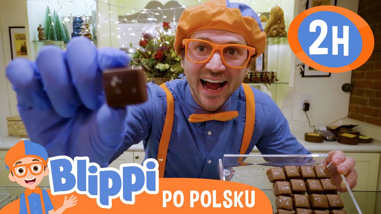 Sklep z czekoladą | Blippi po polsku | Nauka i zabawa dla dzieci
