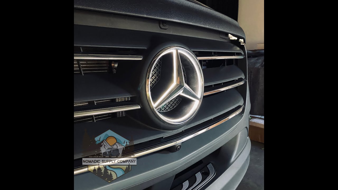 Передняя светодиодная эмблема Terrawagen Mercedes Sprinter 2019+