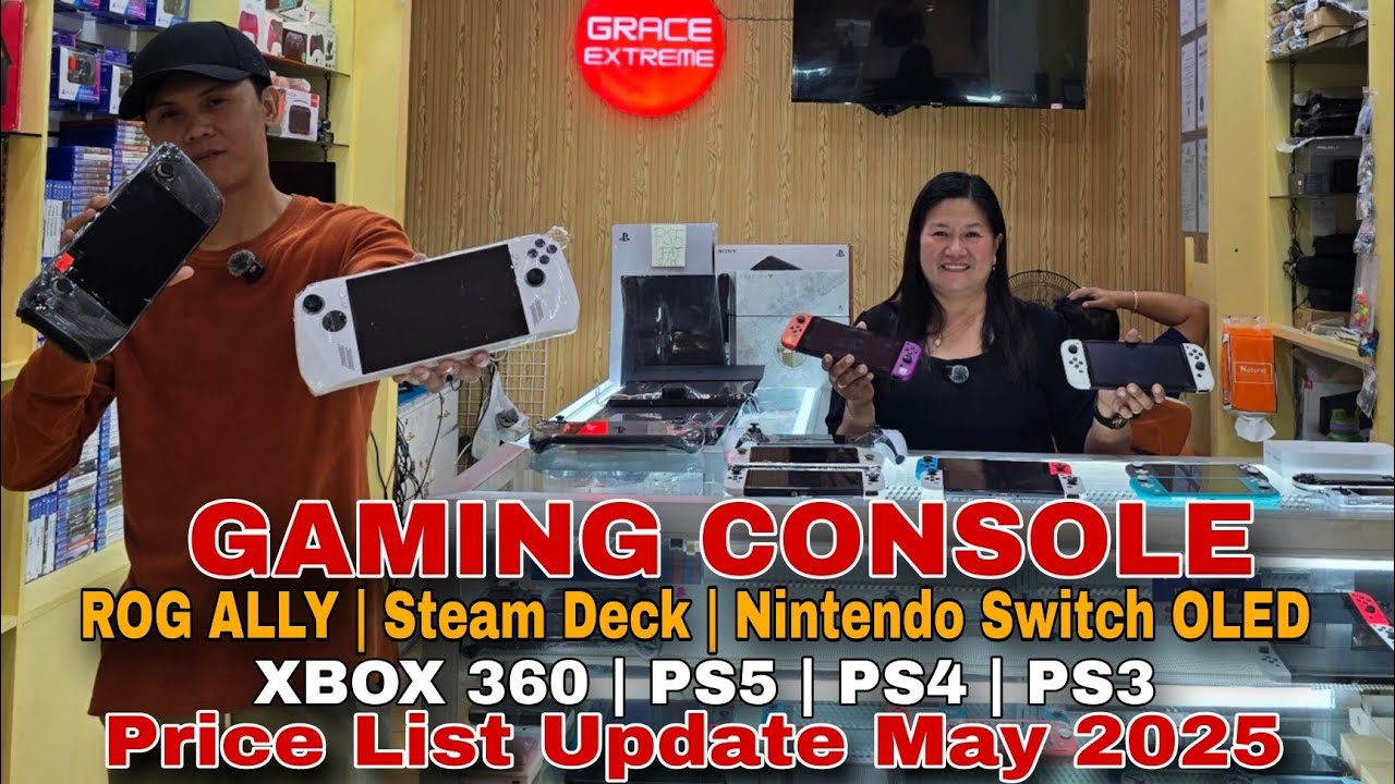 GAMING CONSOLE | ROG ALLY | STEAM DECK | NINTENDO SWITCH OLED | Price List Update May 2025
