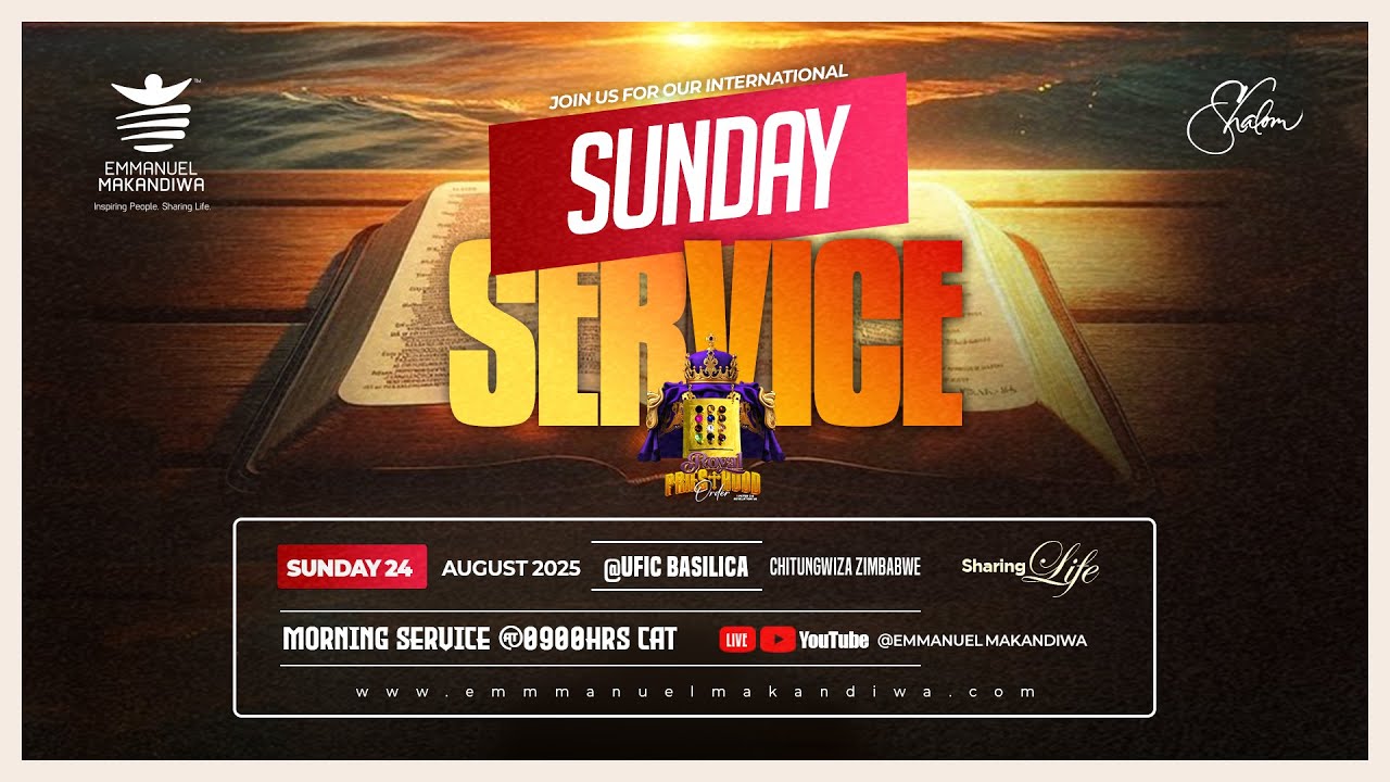 Sunday International Service with Emmanuel Makandiwa  24/08/2025