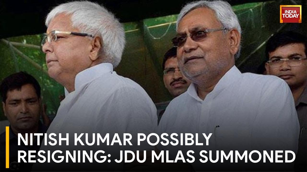 Emergency JDU MLAs Meeting Following Nitish Kumar's Likely Resignation
