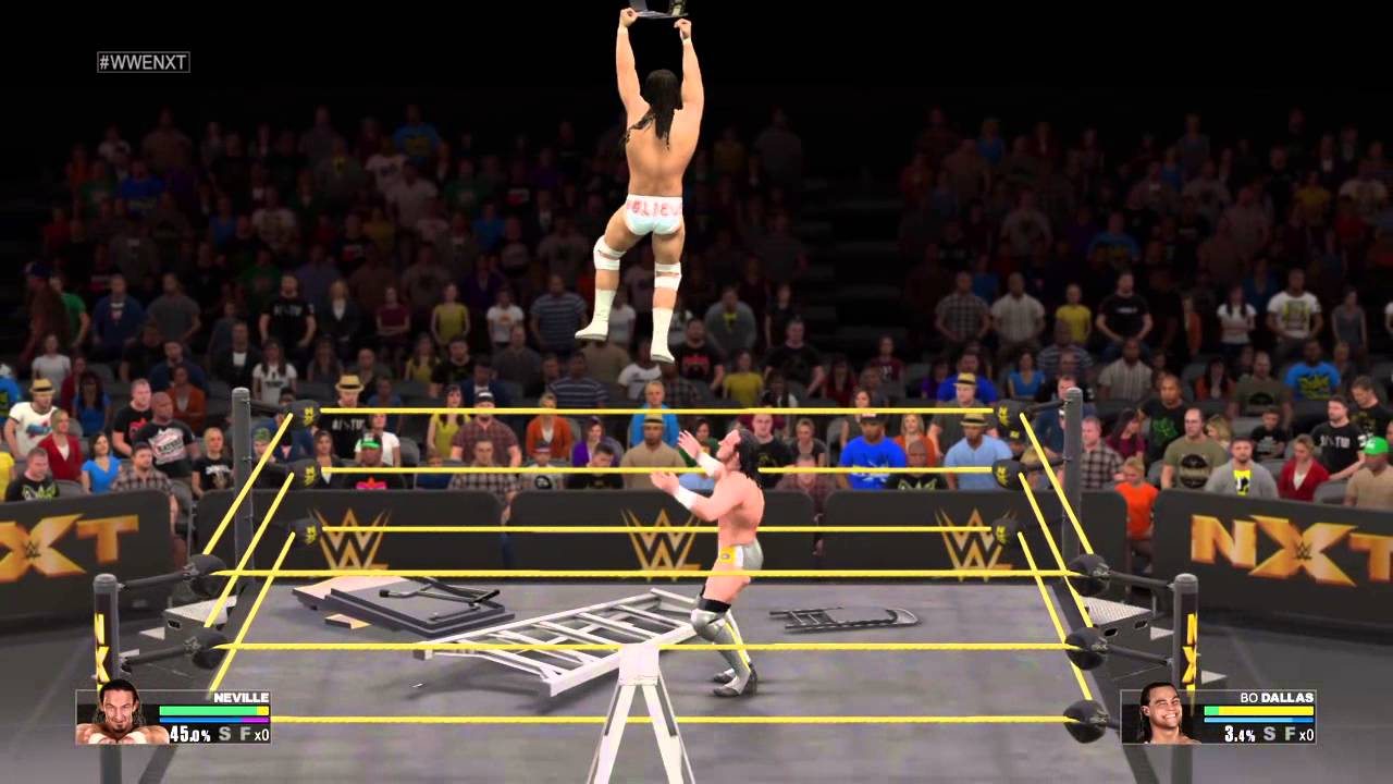 Adrian Neville VS Bo Dallas WWE 2K15