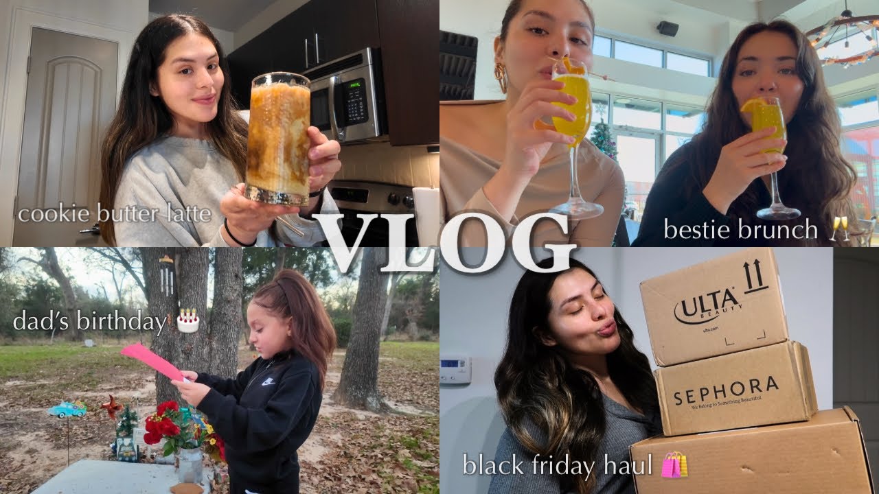 days in my life ♡ black friday haul, bestie brunch, bake + cook with me, christmas festivities 