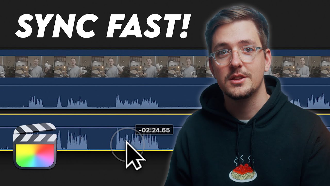 Как быстро синхронизировать аудио и видео в Final Cut Pro