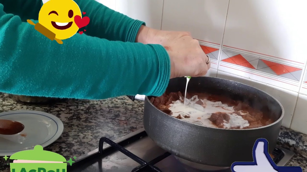 Strogonoff de Carne com vinho do porto