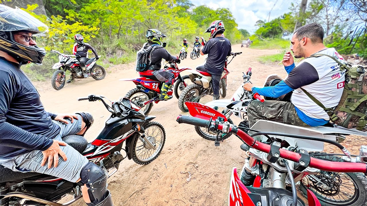 FUI NA TRILHA COM A MINHA CRF FALSA