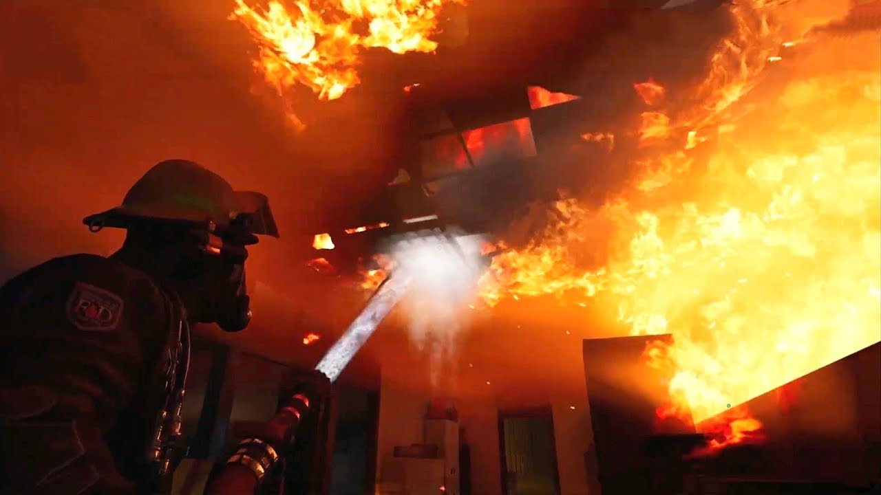 Stuck At The Office in Firefighting Simulator: Ignite | PS5 4K
