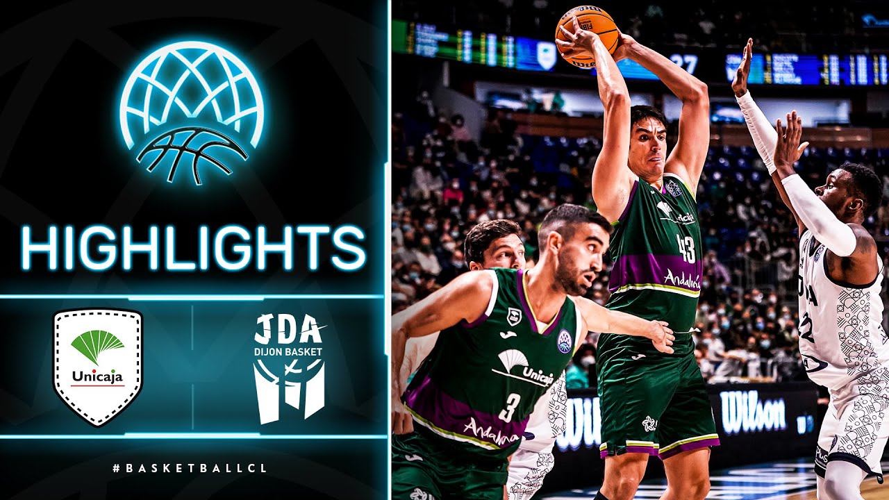 Unicaja Malaga v JDA Dijon - Highlights | Basketball Champions League 2021-22