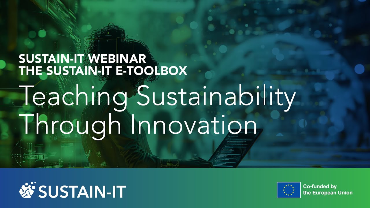 SUSTAIN-IT webinar: The SUSTAIN-IT e-toolbox