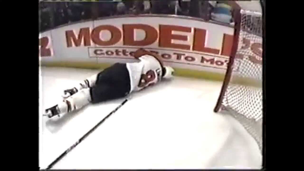 Rudy Poeschek Cheap Shot on Lindros 1996 Game 5