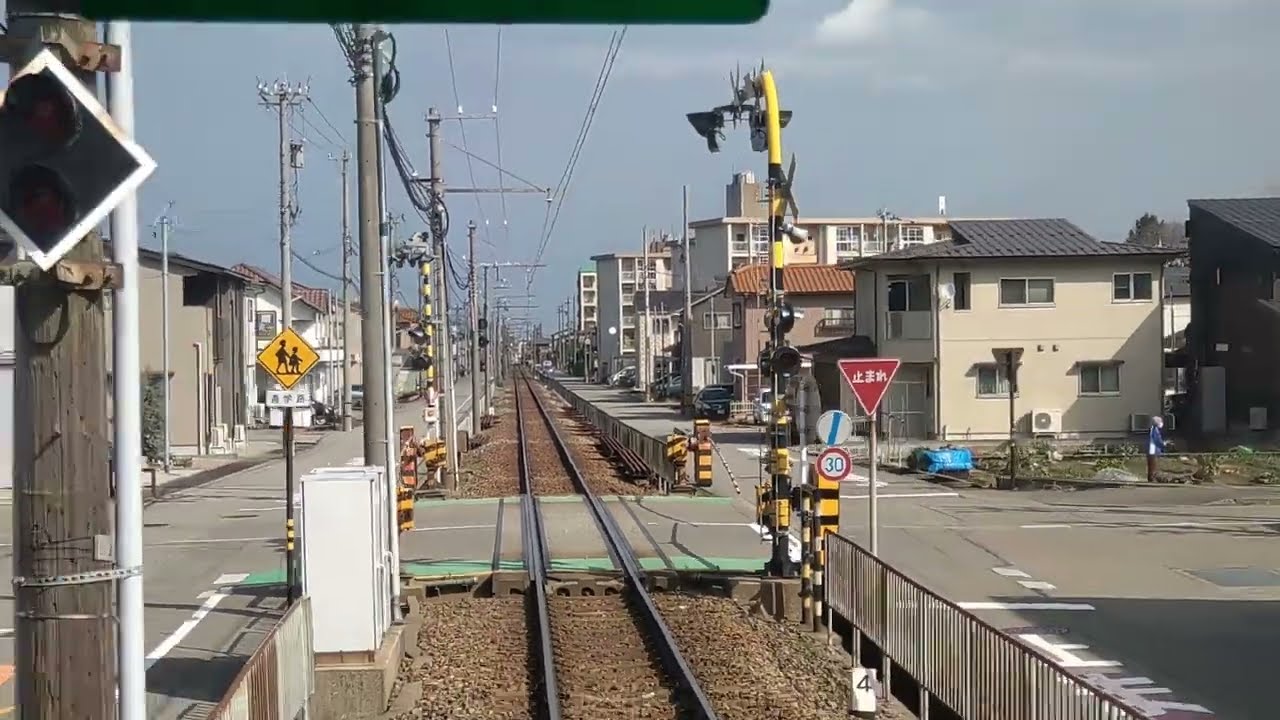 【後面展望】北陸鉄道　石川線　往復　野町⇔鶴来　2023年