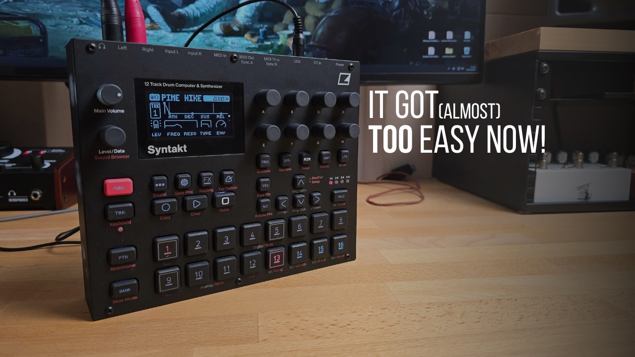 Syntakt 1.40 Twinshot Layering (Dub Techno Tutorial)