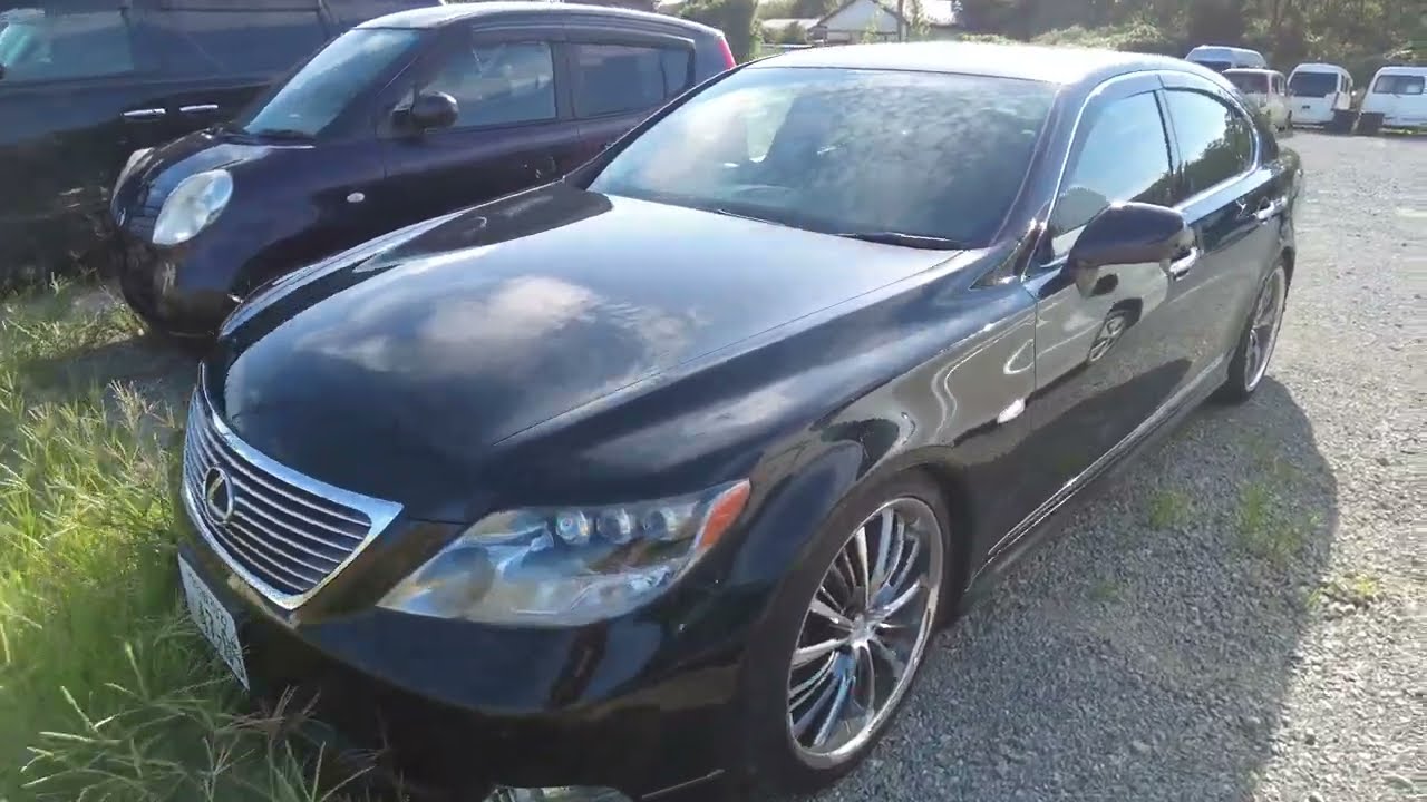 高級車レクサスＬＳ４６０【チェックランプ点灯でも買取します】遠方より持ち込みいただきました♪10アルファード輸出向け買取、壊れていても買取ＯＫ(#^.^#)ピースチャンネル・福島県相馬市発