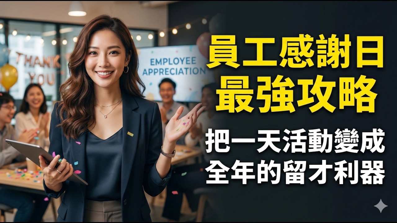 員工感謝日最強攻略：如何把一天活動變成全年的留才利器？