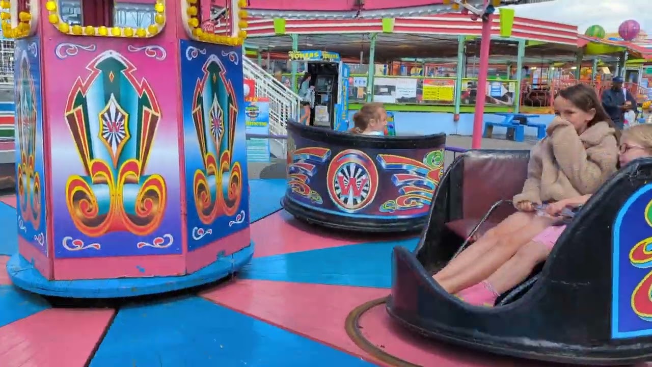 Mini Waltzers Ride At Barry Island Pleasure Park