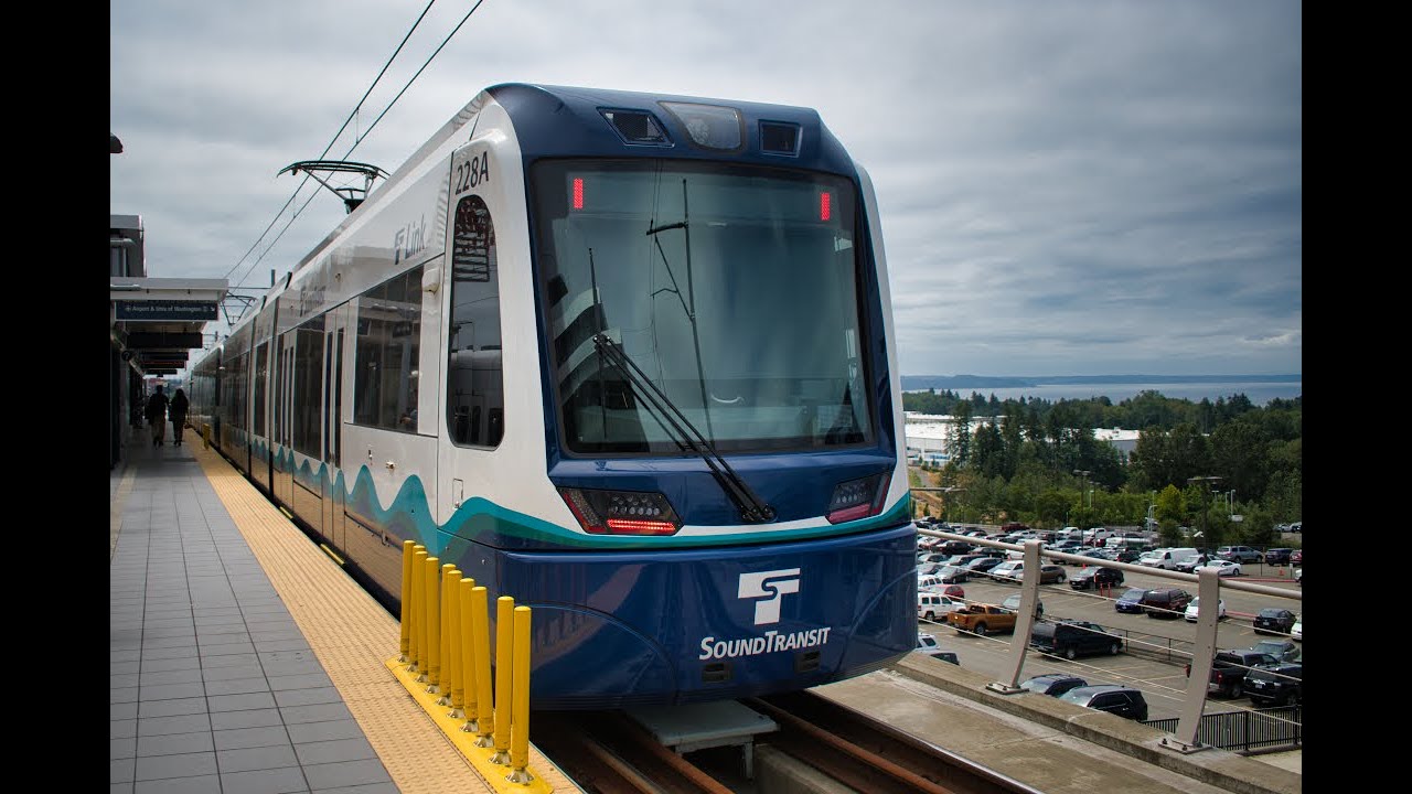 Full Ride Link Light Rail - Angle Lake to Capitol Hill 𝗜 New Siemens S700 Vehicles