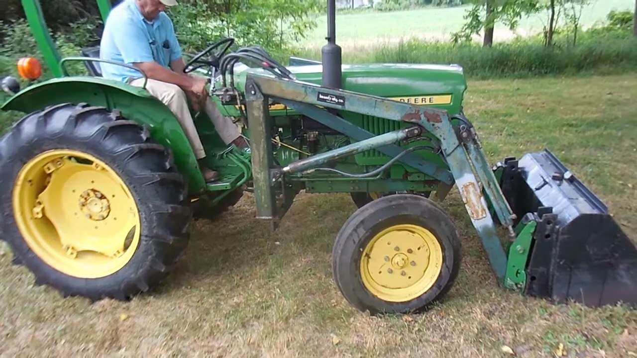 1978 John Deere 950 Compact Tractor w/ Brantly Loader | 3pt., ROPS | NarhiAuctions.com 🚜