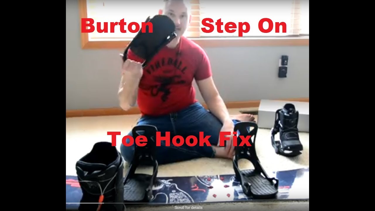 Burton Step On Toe Hook Wear FIXED