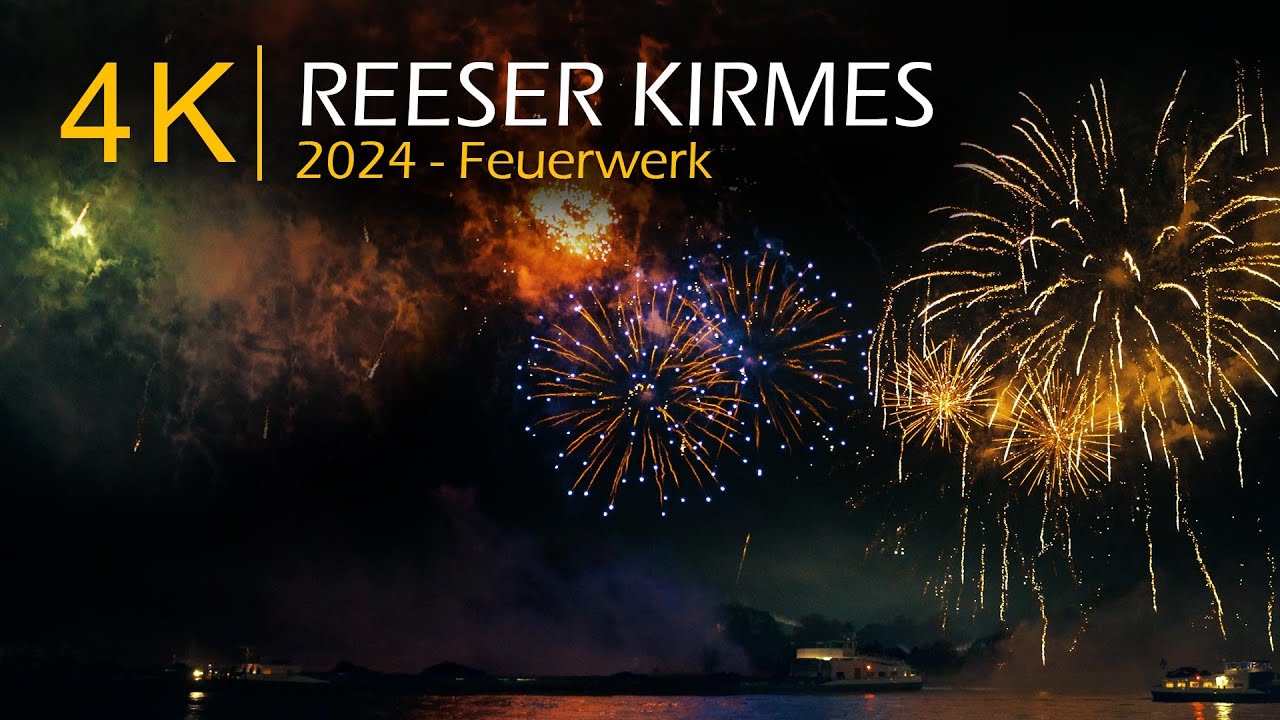 🎆 Reeser Kirmes Feuerwerk 2024 ... mit Piano-Musik