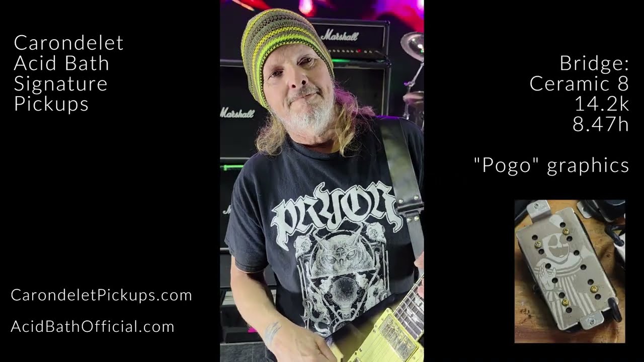Mike Sanchez on Carondelet's Acid Bath Signature Humbuckers