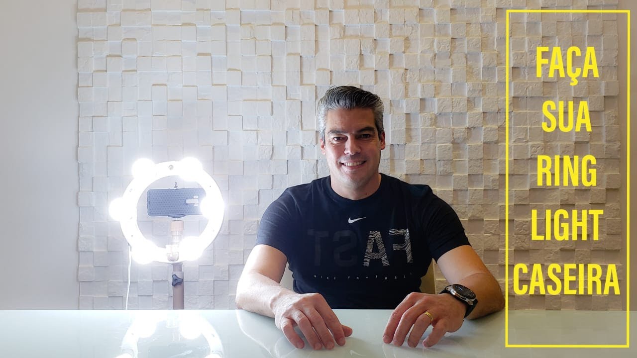 COMO FAZER RING LIGHT CASEIRA