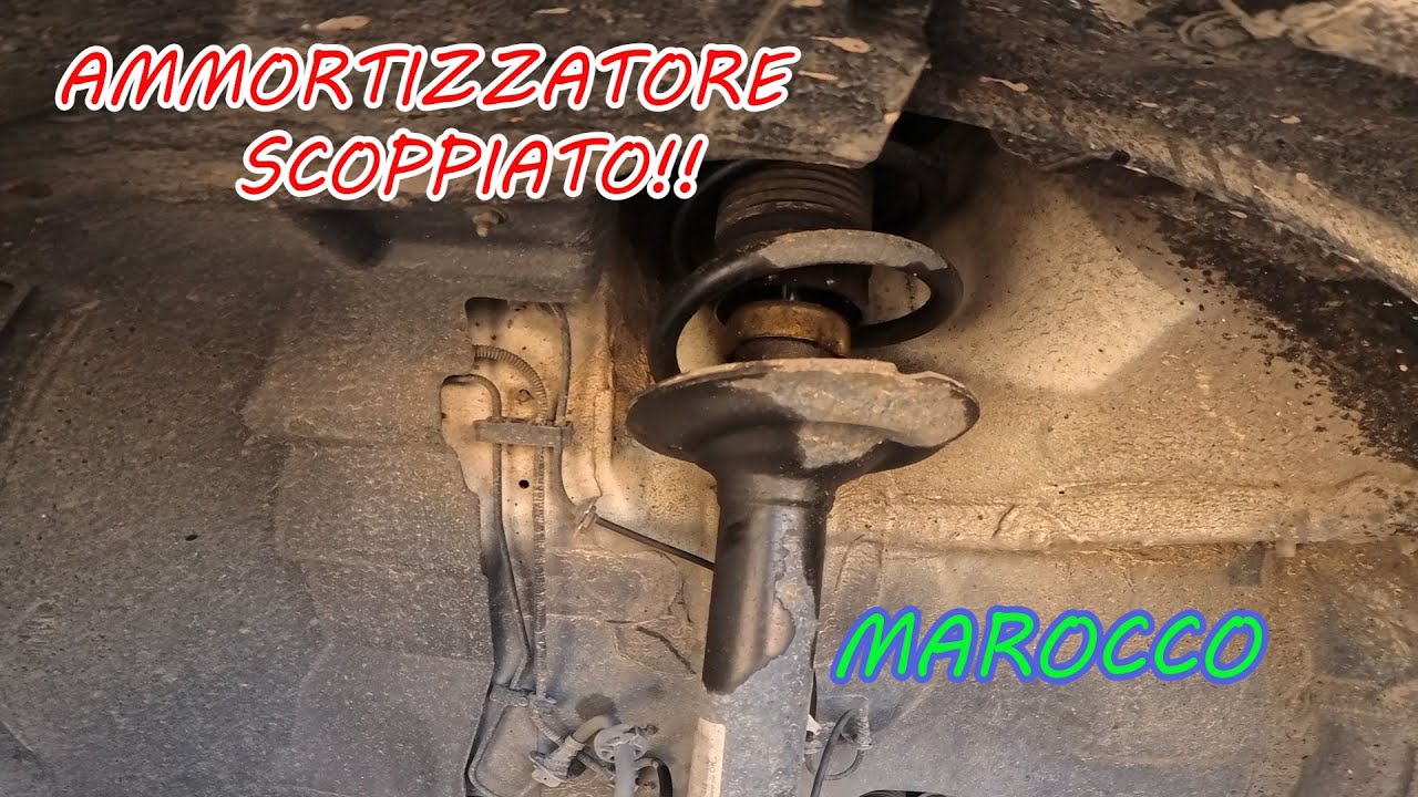 AMMORTIZZATORE scoppiato Ouarzazate valle dello zafferano