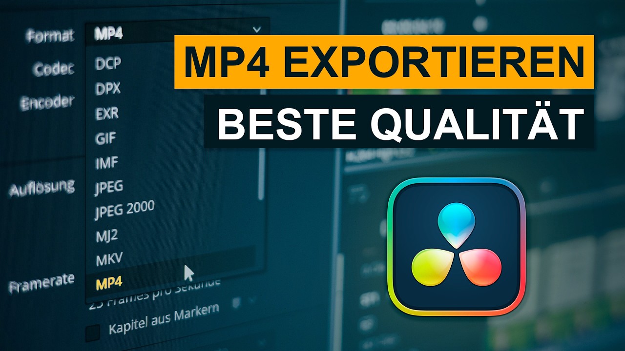 MP4 exportieren in DaVinci Resolve 20 | So stellst du alles richtig ein