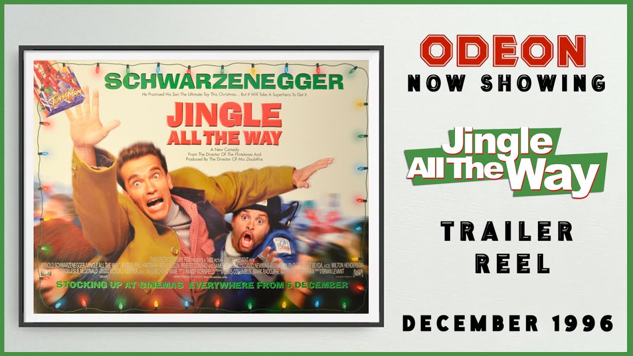 JINGLE ALL THE WAY (December 1996 Odeon Cinema Trailer Reel) -- Home Cinema
