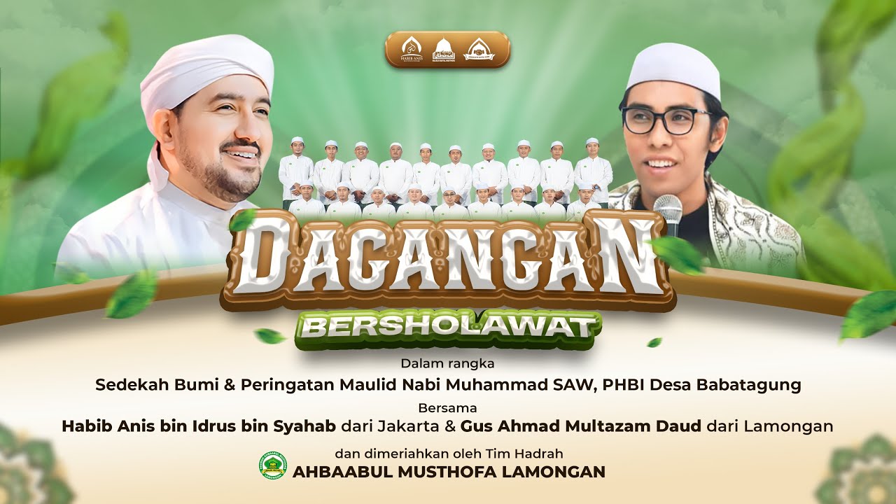 🔴LIVE DAGANGAN BERSHOLAWAT BERSAMA HABIB ANIS BIN IDRUS BIN SYAHAB & GUS AHMAD MULTAZAM DAUD