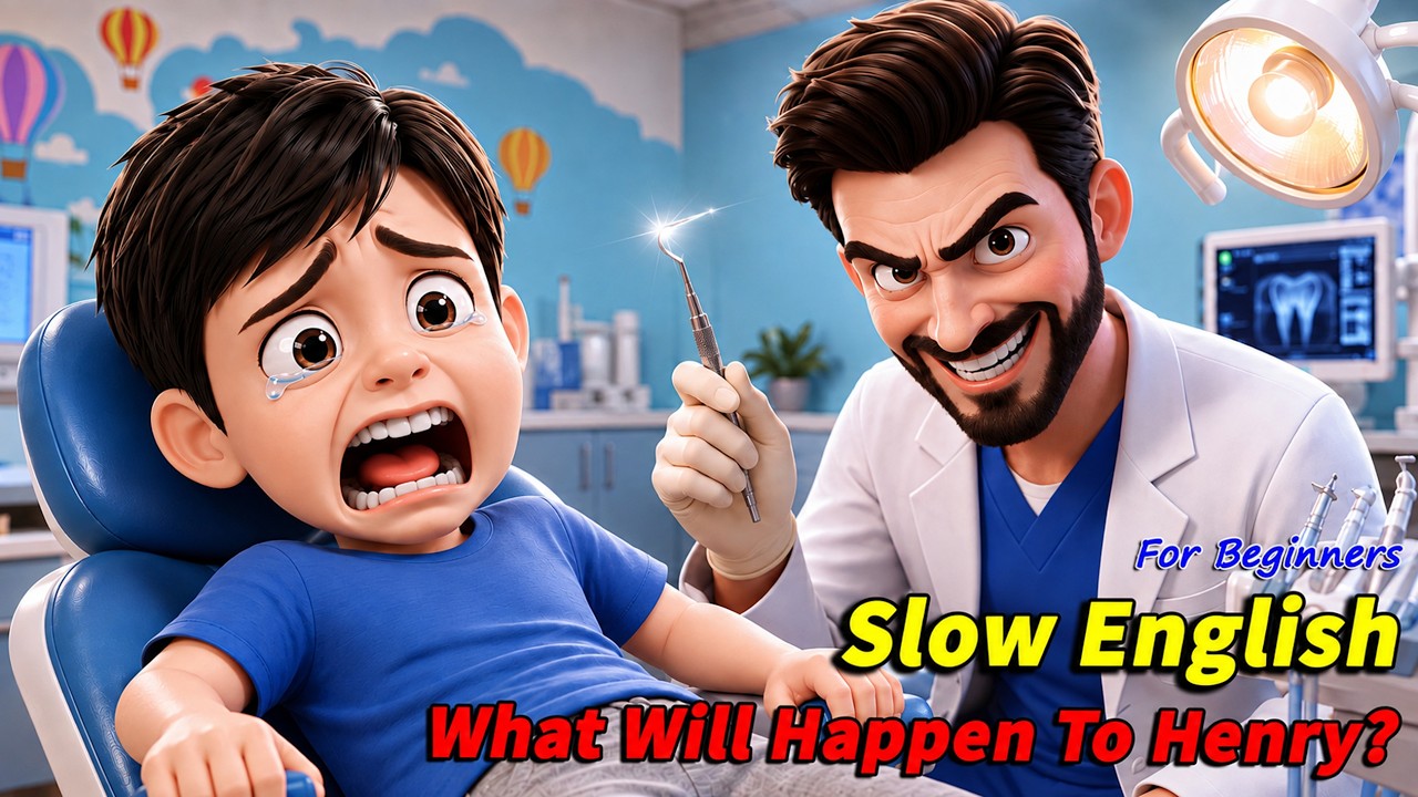 Henry Was Terrified of the Dentist.. Then Something Amazing Happened! 😱🦷| Slow English Listening(A2)