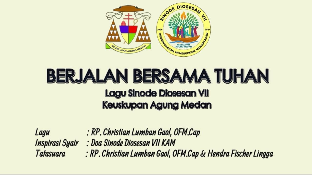 Maria Immaculata Chorale | LAGU SINODE DIOSESAN VII KAM - BERJALAN BERSAMA TUHAN (LIRIK VIDEO)