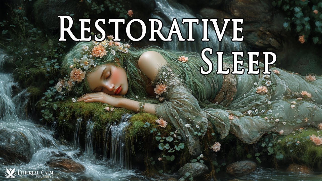 Restorative Sleep - Repair Body, Soothe Anxiety & Release Toxins - Deep Healing Meditation Music