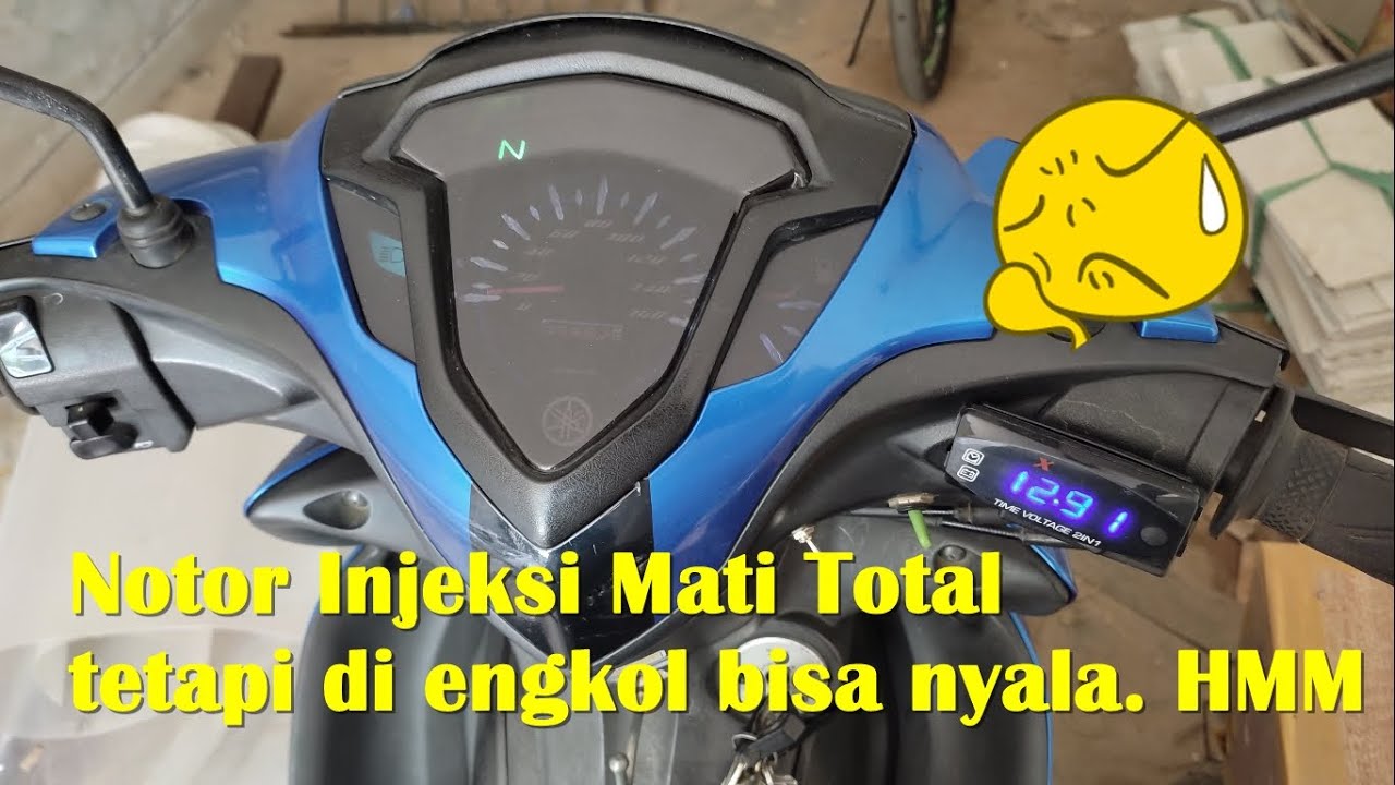 JUPITER Z1 KUNCI ON LAMPU INJEKSI MATI TOTAL, TETAPI MOTOR MASIH BISA BUNYI DENGAN ENGKOL