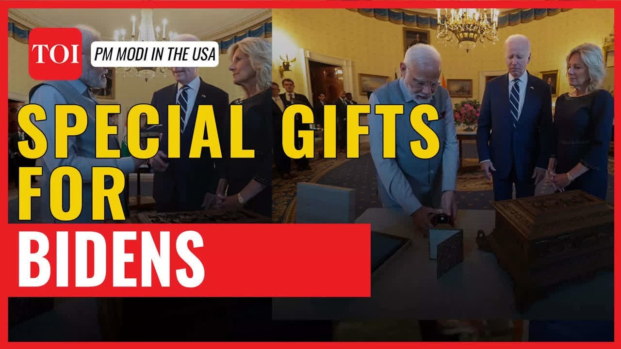 PM Modi's Gift to US President Joe Biden: Each Gift a Special Gem!