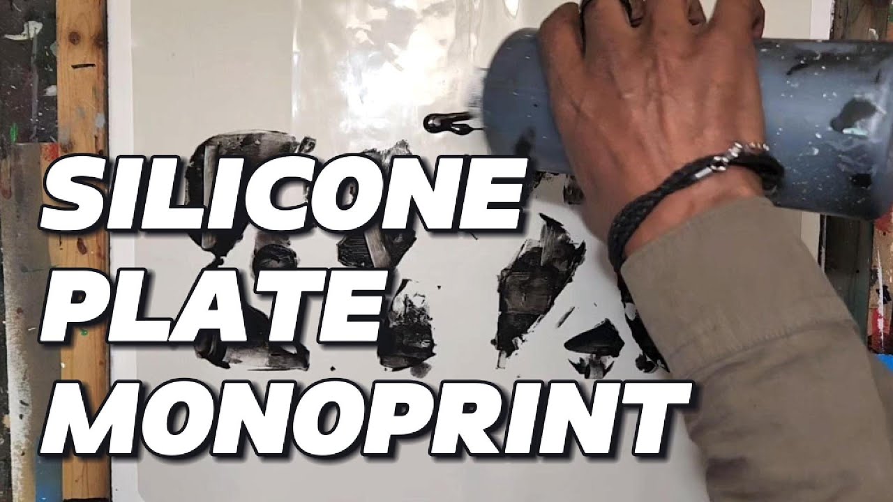 No Gel Plate? No Problem! Try This Silicone Mat Monoprinting Hack