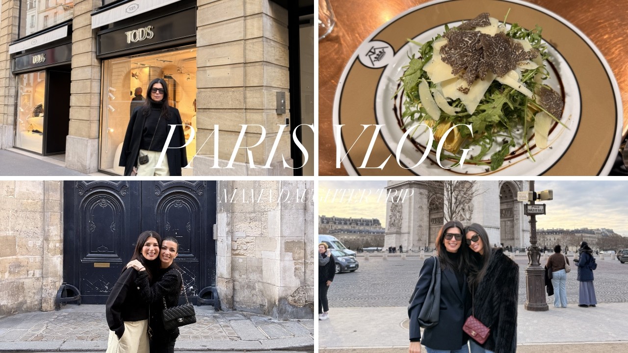 Paris Vlog!! OOTD, mother daughter trip, shopping, hauls, & more! :)