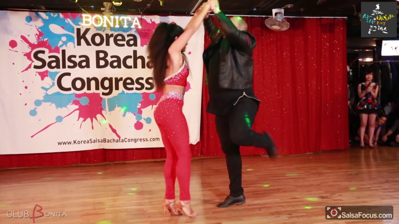 Alex & Desiree couple show 2017 Korea salsa & Bachata congress Farewell Party@Bo