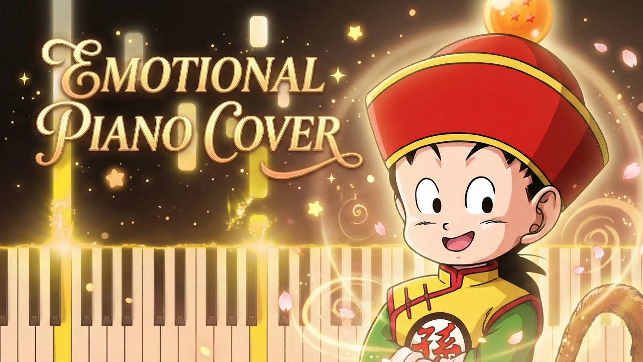 Dragon Ball Z OP - Cha-la Head Cha-la | Piano Slow Arrangement Tutorial