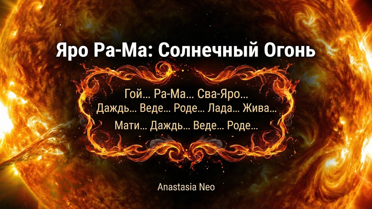 🔥 ПРЕМЬЕРА: Яро Ра-Ма — Солнечный Огонь 🔥