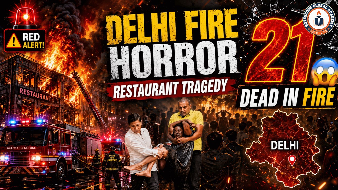 Delhi Fire Horror: 21 Dead in Massive Restaurant Blaze | By Kunjesh Sir